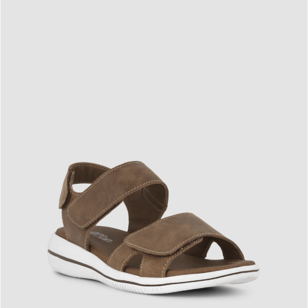 Green Comfort sandal Leaf Lucy - Cognac 422004Q30