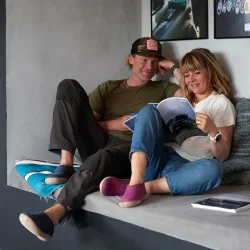 Glerup sko - cranberry 