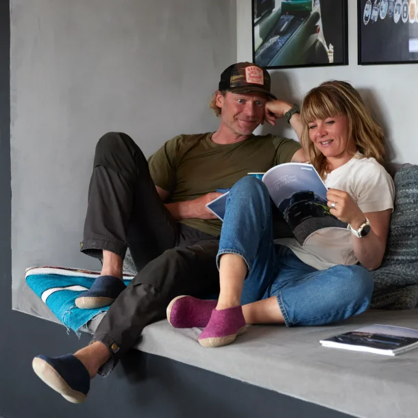 Glerup sko - cranberry 