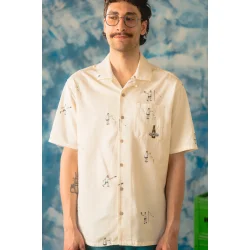 LAKOR Sport cola Campingsport short sleeve shirt - star white 