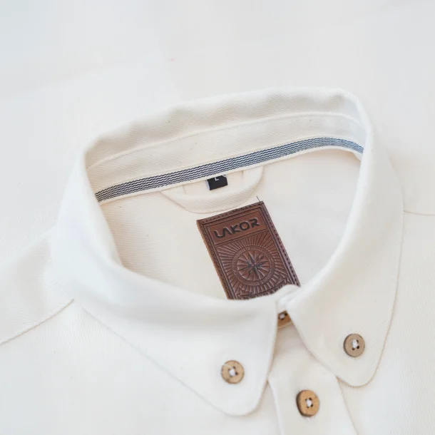 LAKOR Knokkel shirt - creme/Undyed