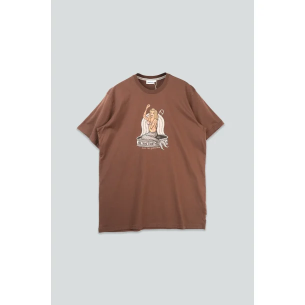 LAKOR Tinned Mermaid t-shirt - chicory coffee