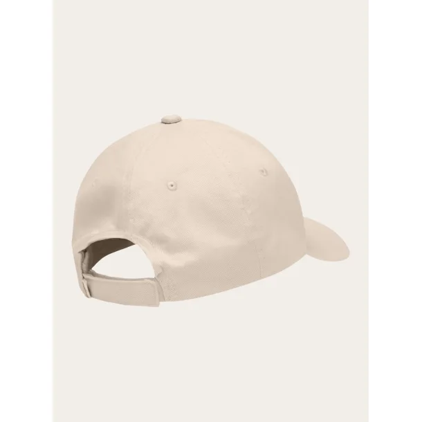 Knowledge Cotton Twill badge cap - light feather gray 