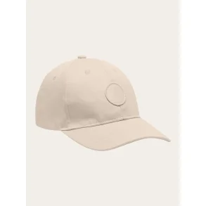 Knowledge Cotton Twill badge cap - light feather gray 
