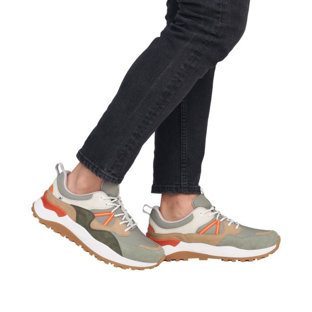 Rieker sneakers U1301-52 - pistachio/sand
