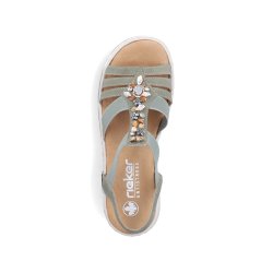 Rieker sandal - gr�n V4949-52