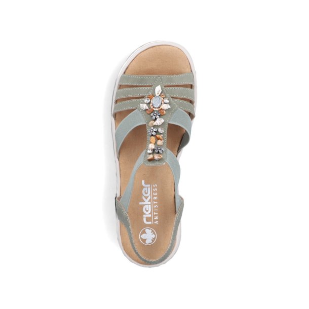 Rieker sandal - gr�n V4949-52