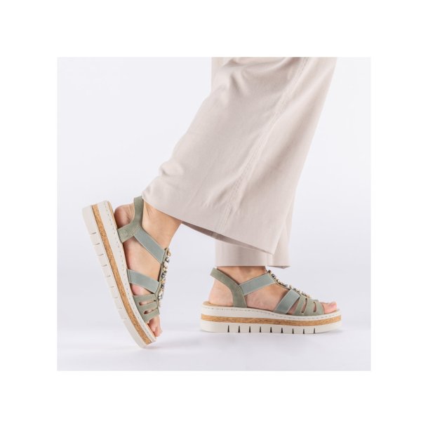 Rieker sandal - gr�n V4949-52
