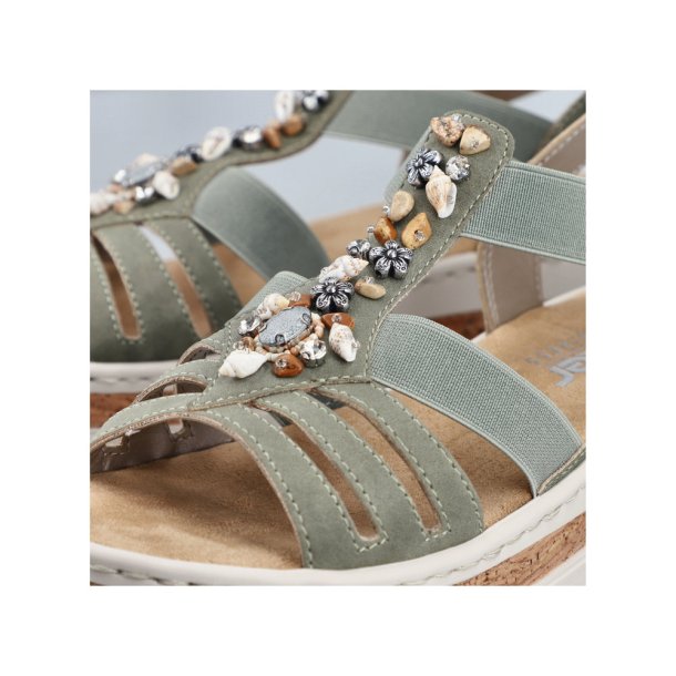 Rieker sandal - gr�n V4949-52