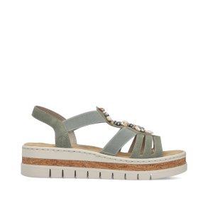 Rieker sandal - gr�n V4949-52