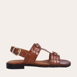 Billi Bi sandal - camel brun A4084