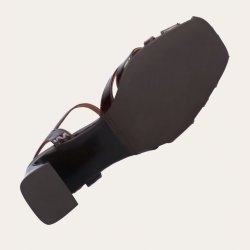 Billi Bi sandal m. h�l - brun A8635