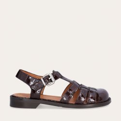 Billi Bi sandal - brun kroko lak A96902