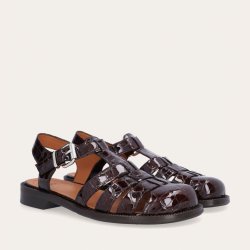 Billi Bi sandal - brun kroko lak A96902