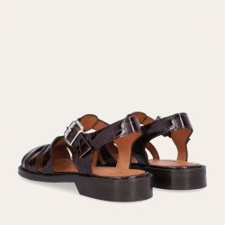 Billi Bi sandal - brun kroko lak A96902