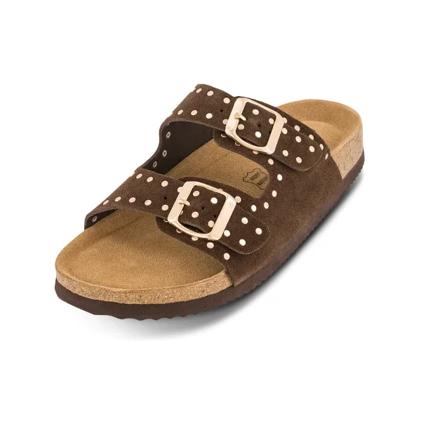 NO� sandal - brun m. nitter 20750