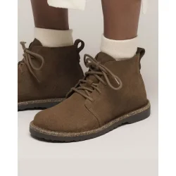 Birkenstock Uppsala mid suede leather - dark tea (smal) 