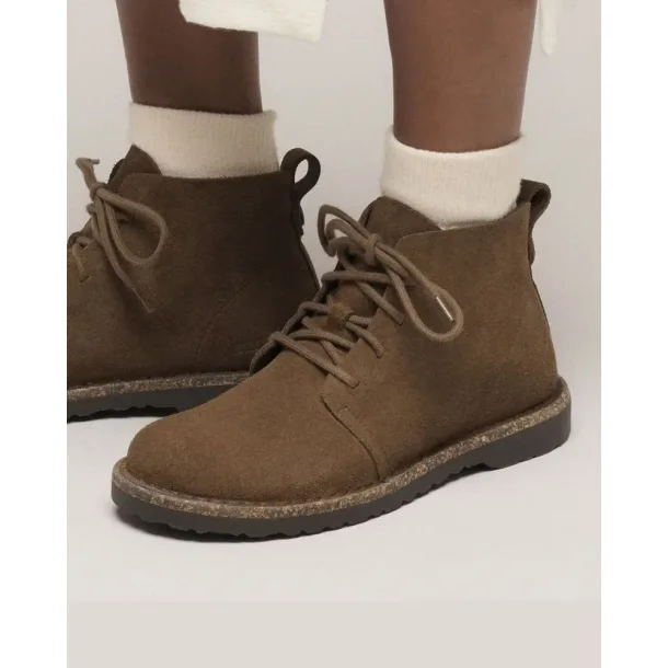 Birkenstock Uppsala mid suede leather - dark tea (smal) 
