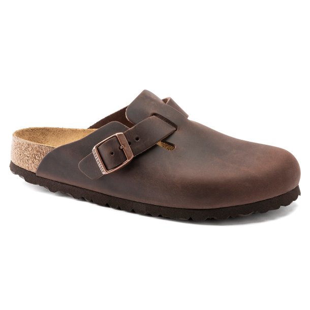 Birkenstock Boston Oiled Leather - habana 0860131 normal fit 