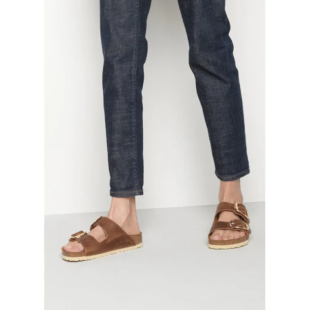 Birkenstock Arizona Big Buckle - Oiled Leather - Cognac (bred model) 