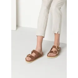 Birkenstock Arizona Big Buckle - Oiled Leather - Cognac (smal model) 