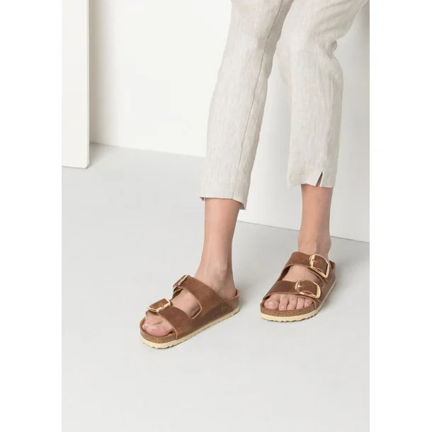 Birkenstock Arizona Big Buckle - Oiled Leather - Cognac (smal model) 