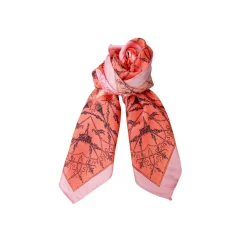 Black Colour BCNadja mini scarf - orange 