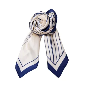 Black Colour BCTyra mini scarf - navy