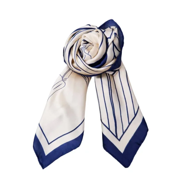 Black Colour BCTyra mini scarf - navy
