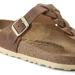 Birkenstock Gizeh Braided - Cognac (bred model) 
