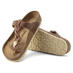 Birkenstock Gizeh Braided - Cognac (bred model) 