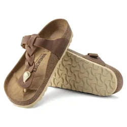 Birkenstock Gizeh braid - Cognac (bred model)