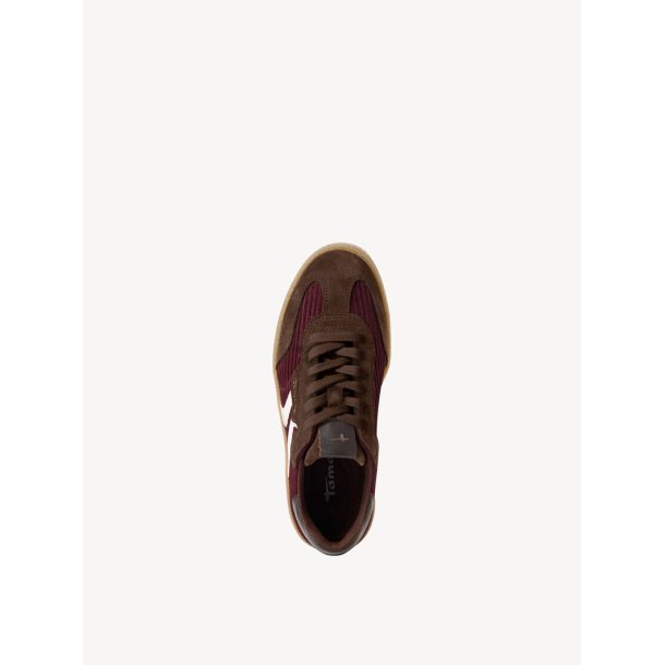 Tamaris sneaker  - bordeauxrd/brun 1-23723-44