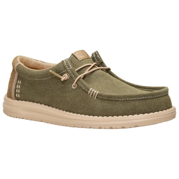 Hey Dude Wally workwear -  dusky green/irish cream