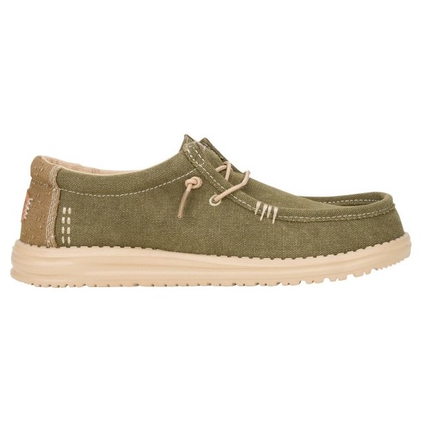 Hey Dude Wally workwear -  dusky green/irish cream