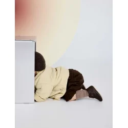 Bisgaard baby star  pre-walker hjemmesko - mrk brun 12301999