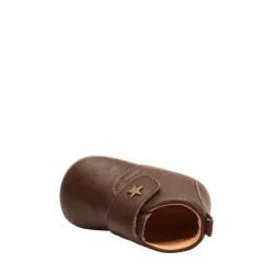 Bisgaard baby star  pre-walker hjemmesko - mrk brun 12301999