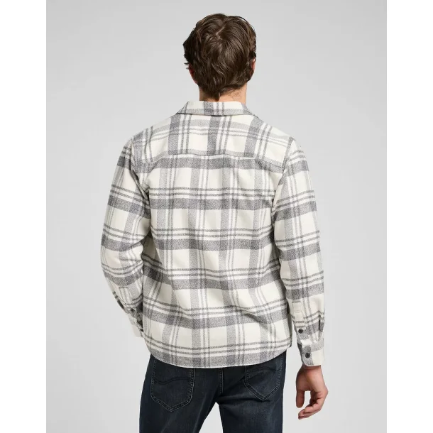 Lee mercantile shirt painter gray - jaspe plaid