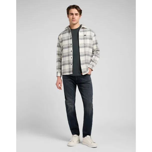 Lee mercantile shirt painter gray - jaspe plaid