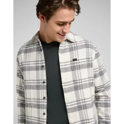 Lee mercantile shirt painter gray - jaspe plaid