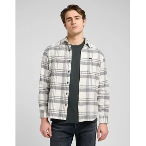 Lee mercantile shirt painter gray - jaspe plaid