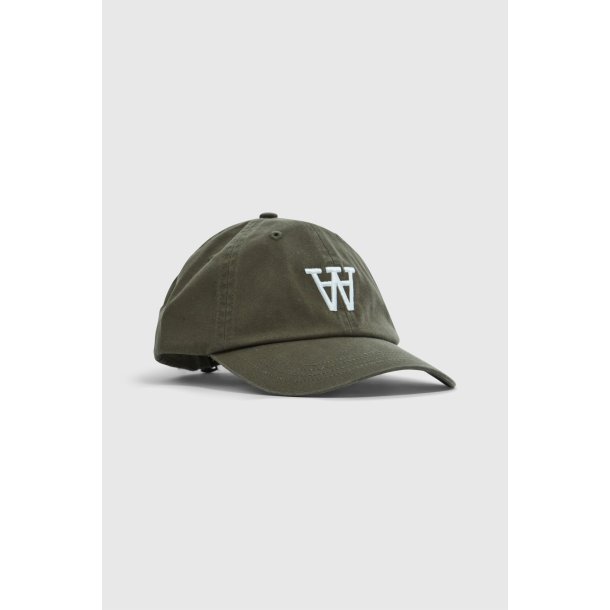 WOOD WOOD Eli AA cap - dusty green 10250811-7083