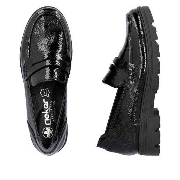 Rieker loafer - sort 43050-00