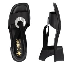 Rieker sandal  - sort 62662-01