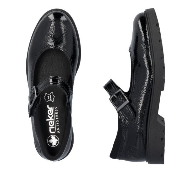 Rieker sko - sort  45567-00
