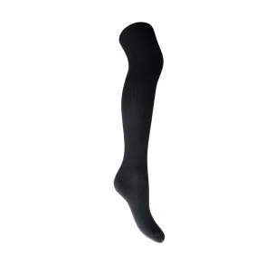 Black Colour BCsMalika kneehigh rib sock - sort