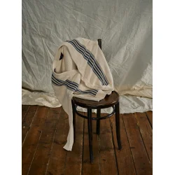 Blue de Gnes Cappa Stribe Cardigan - whitecap 