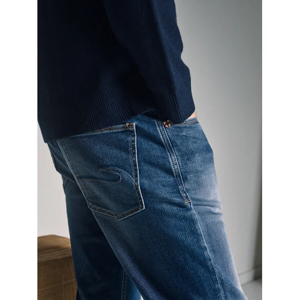 Blue de Gnes Nuvali polo cardigan - navy 