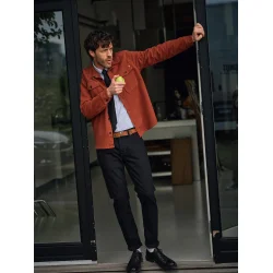 Blue de Gnes Nagano overshirt - Henna