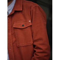 Blue de Gnes Nagano overshirt - Henna